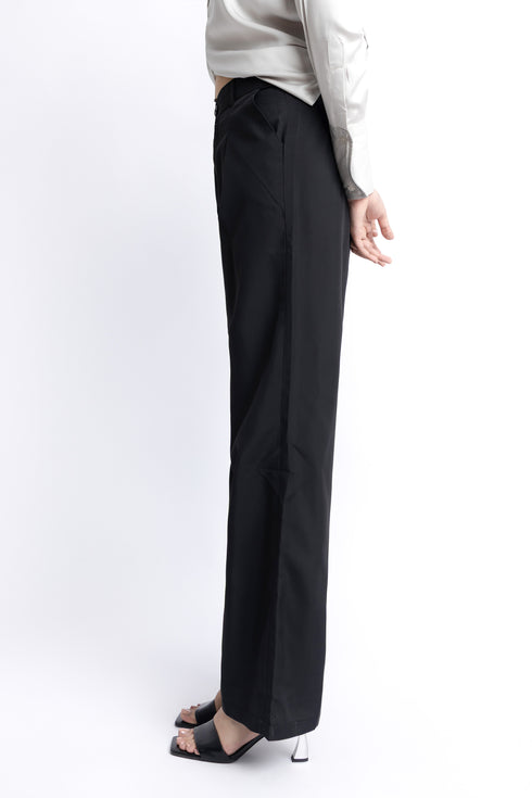 The Black Straight Fit Pants